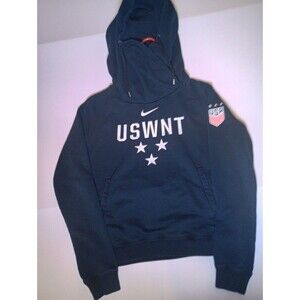 Nike Blue USWNT US WOMENS National Team Basketball Hoodie Womens Size Medium